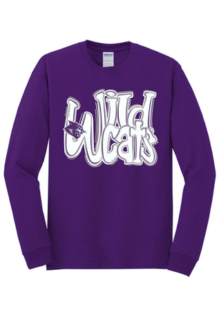 Abilene Christian University Wildcats - Funky Stack Long Sleeve T-Shirt