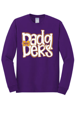 Merkel Badgers - Funky Stack Long Sleeve T-Shirt