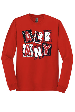 Albany Lions - Scrapbook Box Long Sleeve T-Shirt