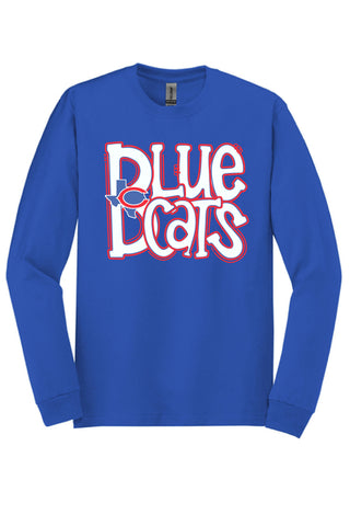 Coleman Bluecats - Funky Stack Long Sleeve T-Shirt