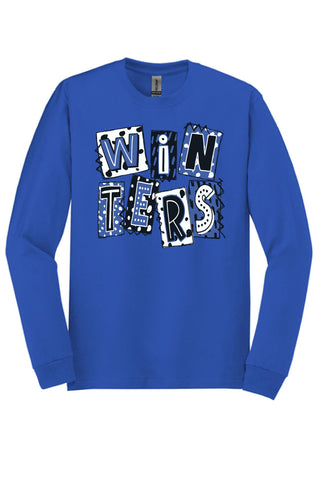 Winters Blizzards - Scrapbook Box Long Sleeve T-Shirt