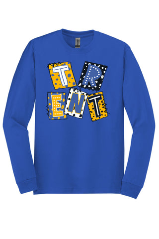 Trent Gorillas - Scrapbook Box Long Sleeve T-Shirt