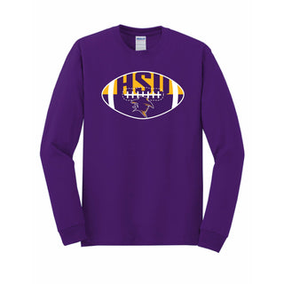 Hardin Simmons University Cowboys - Football Long Sleeve T-Shirt
