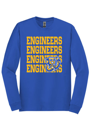 Purcell Engineers - Repeat Long Sleeve T-Shirt