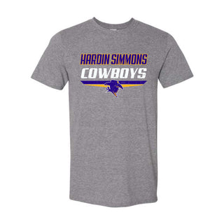 Hardin Simmons University Cowboys - Double Stripe T-Shirt