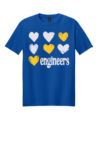Purcell Engineers - Foil Hearts T-Shirt