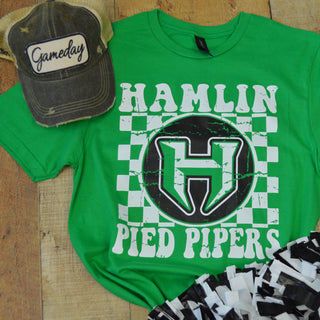 Hamlin Pied Pipers - Checkered T-Shirt