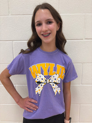 Wylie PTO - Paw Print Bow