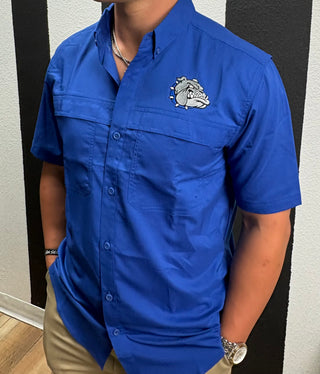 Stamford Bulldogs - Short-Sleeve Fishing Shirt