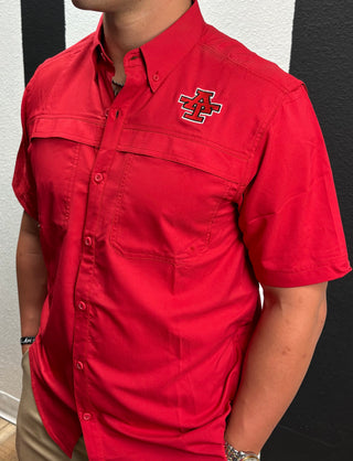 Anson Tigers - Short-Sleeve Fishing Shirt