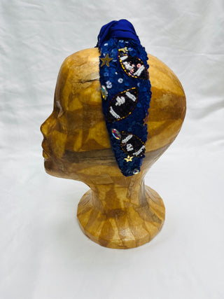 Football Sequin Headband