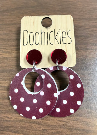 Polka Dot Spirit Double O Dangles