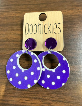 Polka Dot Spirit Double O Dangles
