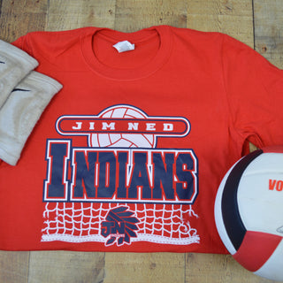 Jim Ned Indians - Volleyball T-Shirt