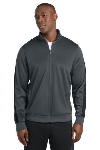 Sport-Tek ® Tricot Sleeve Stripe Track Jacket. JST94