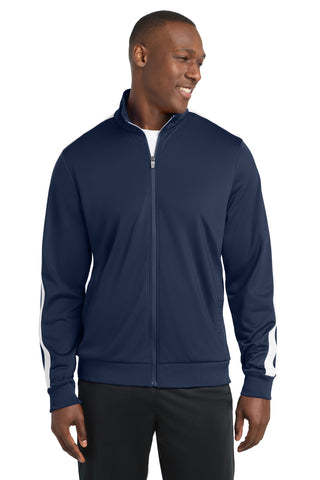 Sport-Tek ® Tricot Sleeve Stripe Track Jacket. JST94