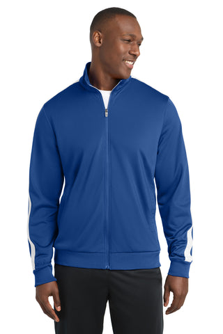 Sport-Tek ® Tricot Sleeve Stripe Track Jacket. JST94