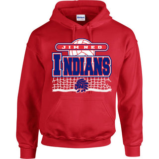 Jim Ned Indians - Volleyball Hoodie