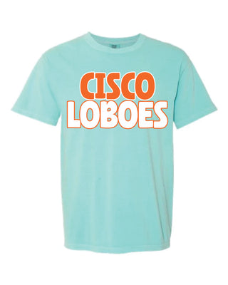 Cisco Loboes Bright Comfort Colors Tee - Cisco Loboes Booster Club
