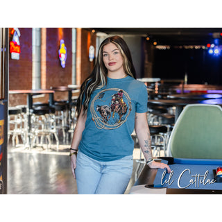 Breakaway Rope Circle - Western Tee