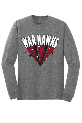McMurry University War Hawks - Stars Long Sleeve T-Shirt
