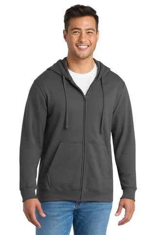 Port & Co® Fan Favorite Fleece Full-Zip Hooded Sweatshirt. PC850ZH