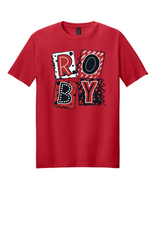 Roby Lions - Scrapbook Box T-Shirt