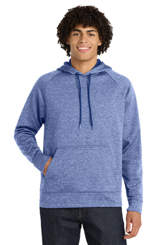 Sport-Tek® PosiCharge® Electric Heather Fleece Hooded Pullover. ST225
