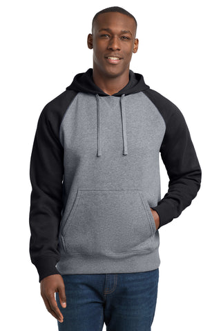 Sport-Tek® Raglan Colorblock Pullover Hooded Sweatshirt. ST267