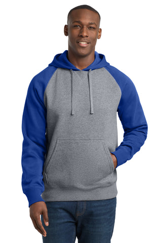 Sport-Tek® Raglan Colorblock Pullover Hooded Sweatshirt. ST267