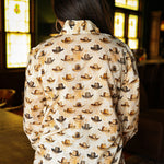 Sadie Hat Bowtie Long-Sleeve Top