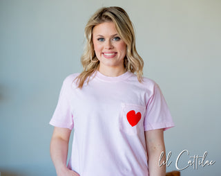 Heart - Valentines CC Pocket Tee