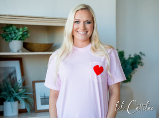 Heart - Valentines CC Pocket Tee