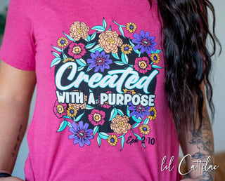 Created With a Purpose - Easter Tee