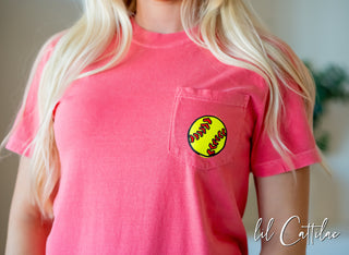 Softball CC Pocket Tee