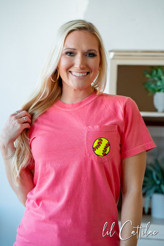 Softball CC Pocket Tee