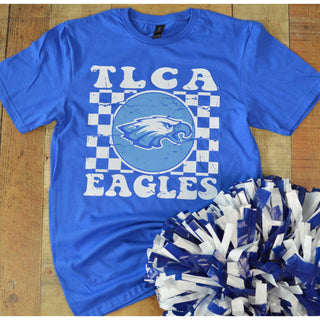 TLCA Eagles - Checkered T-Shirt