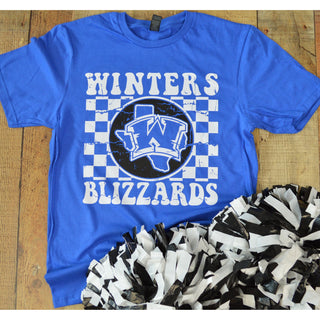 Winters Blizzards - Checkered T-Shirt