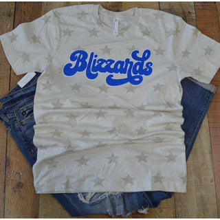 Winters Blizzards - Script with Stars T-Shirt
