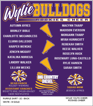 Wylie Youth Cheer - Rookies