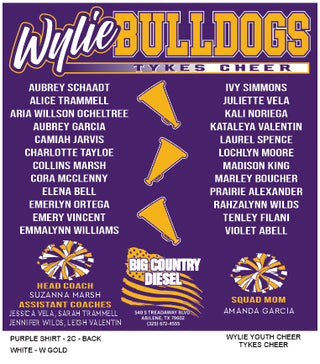 Wylie Youth Cheer - Tykes