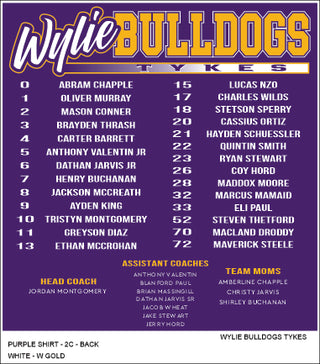 Wylie Youth Football - Tykes