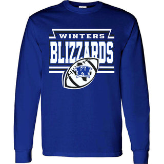 Winters Blizzards - Football Long Sleeve T-Shirt