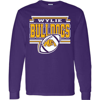 Wylie Bulldogs - Football Long Sleeve T-Shirt