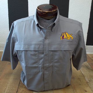 Wylie Bulldogs - Grey Fishing Shirt