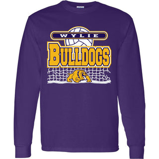 Wylie Bulldogs - Volleyball Long Sleeve T-Shirt