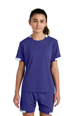 Sport-Tek® Youth Club Short Sleeve Crew YST440