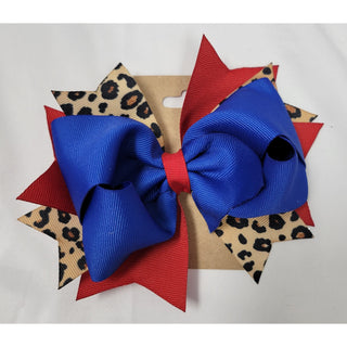 Red and Blue/Navy Bows