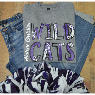 Abilene Christian University Wildcats - Splatter T-Shirt