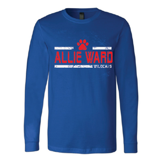 Allie Ward Wildcats - Striped Long Sleeve T-Shirt